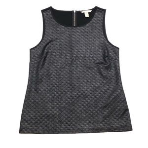 Banana Republic Sleeveless Faux Leather Top